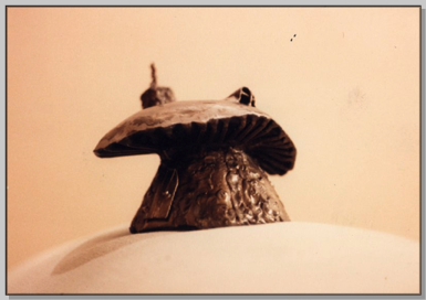 Mushroom House 6” h Mushroom House 6” h